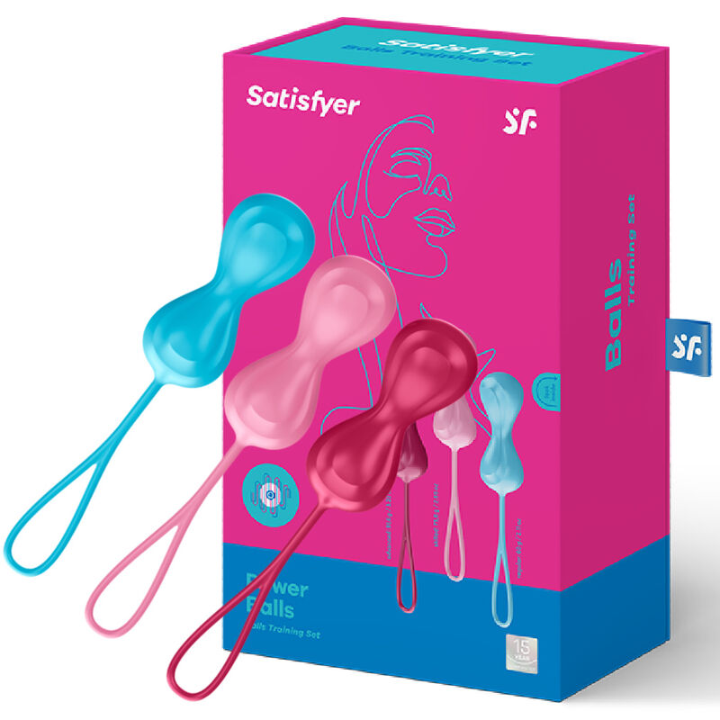 SATISFYER Loveballs Trainingsset 1 – Beckenboden-Kugeln