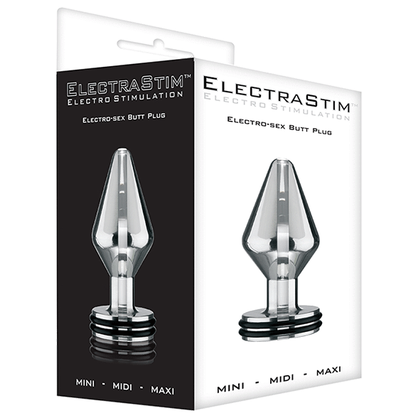 ELECTRASTIM – Elektro-Analplug aus Metall, Mini & Midi