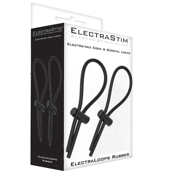 ELECTRASTIM – ElectraLoops Verstellbare Penis- und Hodenschlaufen aus Gummi